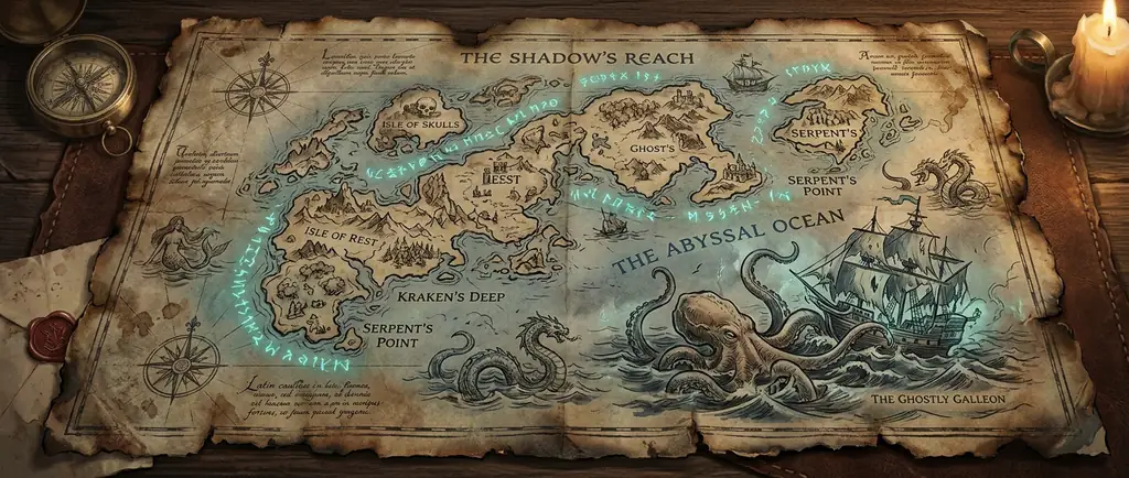 Nautical map background